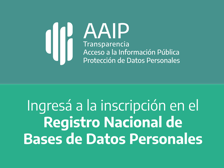 Registro Nacional de Bases de Datos — AAIP